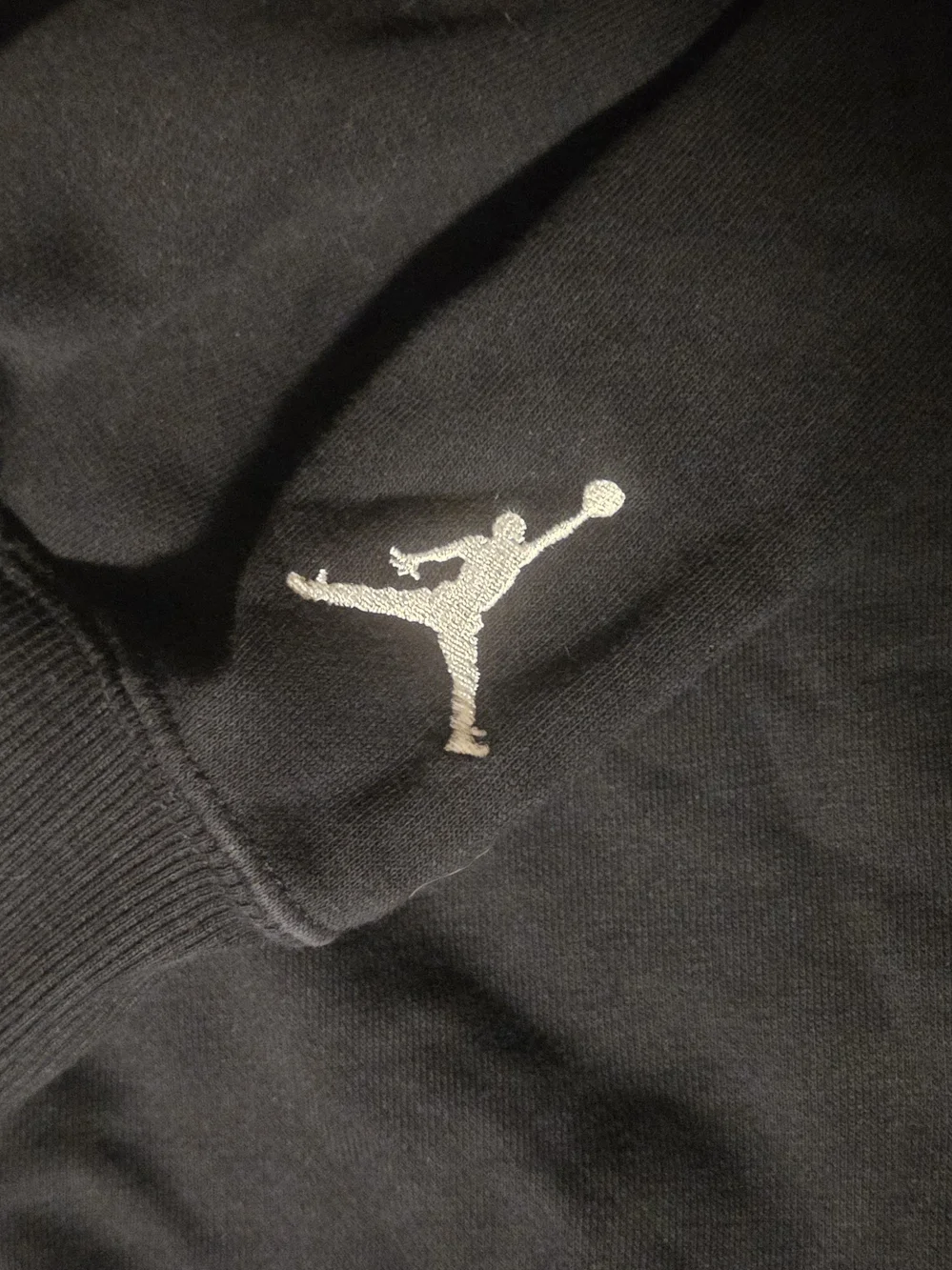 Jordan Jumpman Camo Logo Black Crewneck Sweatshirt Men’s Small